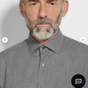 🌸Ermenegildo Zegna | Cashmere Blend Buttondown Shirt‎ L